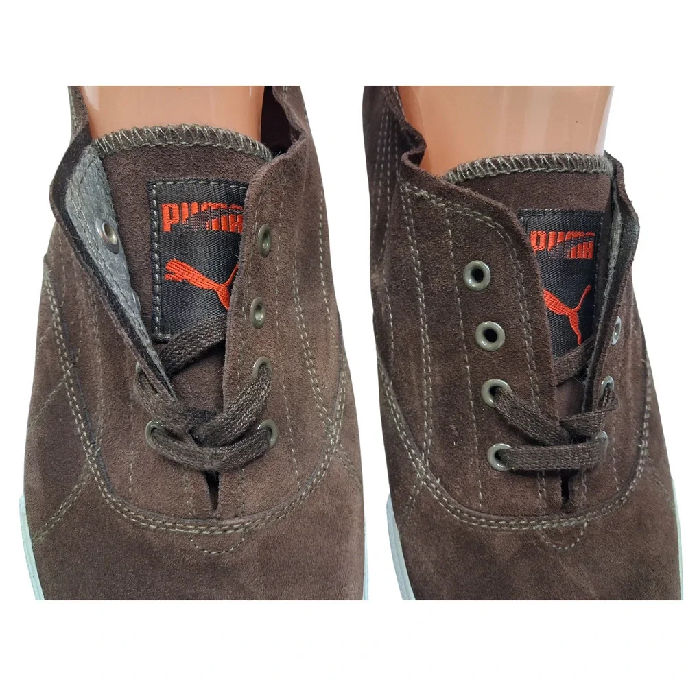 Puma Tekkies Hunger Brown Suede Casual Sneakers Mens Size 12 Shoes Vintage New